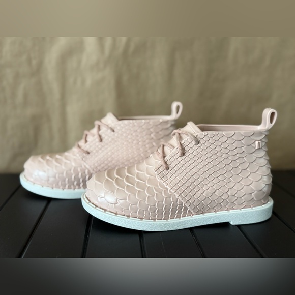 Mini Melissa | Shoes | Mini Melissa Baja East Mini Boa Skin Boot In ...